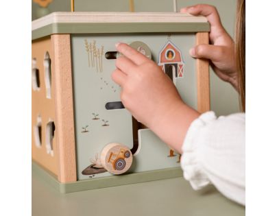 Little Dutch Kostka s aktivitami dřevěná Farma - Poškozený obal