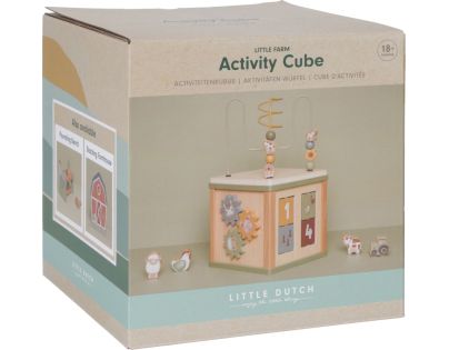 Little Dutch Kostka s aktivitami dřevěná Farma - Poškozený obal