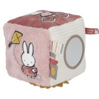 Little Dutch Kostka textilní králíček Miffy Fluffy Pink