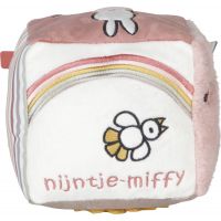 Little Dutch Kostka textilní králíček Miffy Fluffy Pink 3