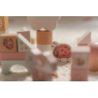 Little Dutch Kostky dřevěné 50 ks v tubě Fairy Garden 6