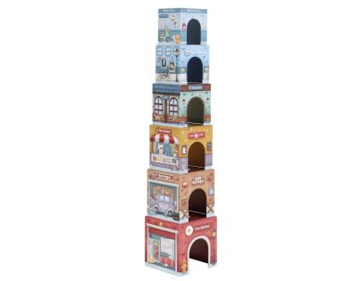 Little Dutch Kostky stohovací s autíčky