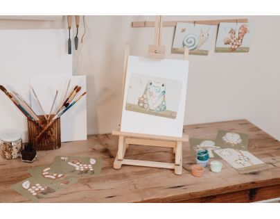 Little Dutch Kreativní sada malování prsty Forest Friends