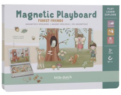 Little Dutch Magnetická hra Forest Friends