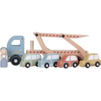Little Dutch Náklaďák s autíčky dřevěný - Poškozený obal 3