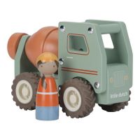 Little Dutch Náklaďák s míchačkou dřevěný 3