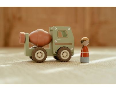 Little Dutch Náklaďák s míchačkou dřevěný