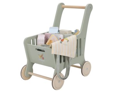 Little Dutch Nákupní vozík s doplňky dřevěný - Poškozený obal