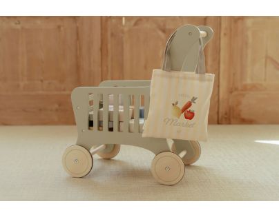 Little Dutch Nákupní vozík s doplňky dřevěný - Poškozený obal