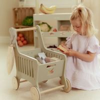 Little Dutch Nákupní vozík s doplňky dřevěný - Poškozený obal 5