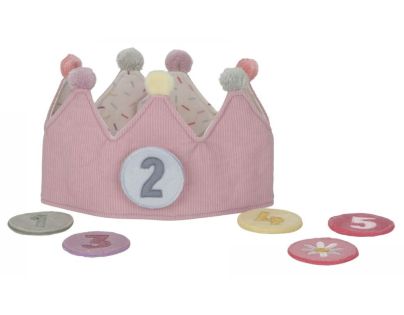 Little Dutch Narozeninová korunka s čísly Pink