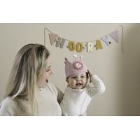 Little Dutch Narozeninová korunka s čísly Pink 6