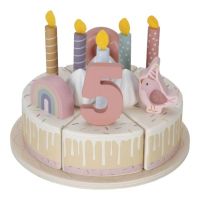 Little Dutch Narozeninový dort 26 dílů dřevěný Pink 5