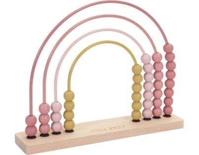 Little Dutch Počítadlo dřevěné duha Pink - Poškozený obal