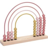 Little Dutch Počítadlo dřevěné duha Pink - Poškozený obal
