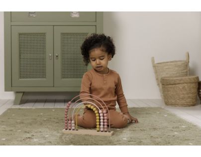 Little Dutch Počítadlo dřevěné duha Pink - Poškozený obal
