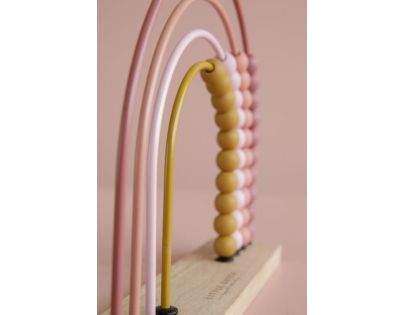 Little Dutch Počítadlo dřevěné duha Pink - Poškozený obal