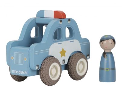 Little Dutch Policejní auto dřevěné