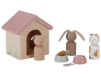 Little Dutch Sada domácí mazlíčci do domečku pro panenky dřevěná