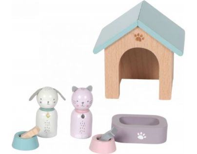 Little Dutch Set do domečku dřevěný Pejsek a kočička