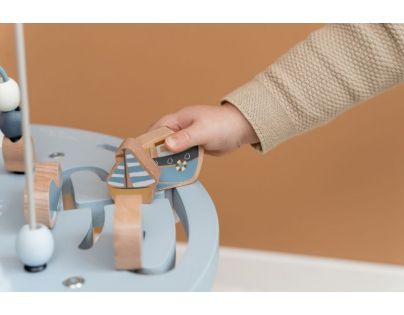 Little Dutch Stolek s aktivitami dřevěný Námořnický záliv - Poškozený obal