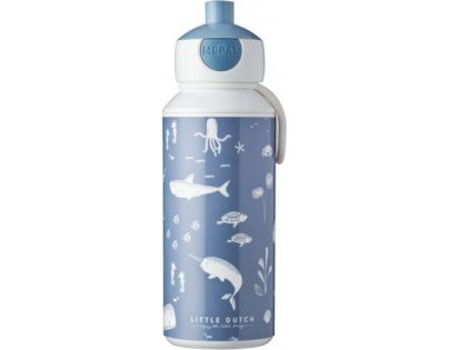 Little Dutch Svačinový set s lahví a boxem Ocean Blue