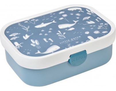 Little Dutch Svačinový set s lahví a boxem Ocean Blue