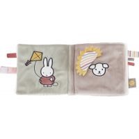 Little Dutch Textilní knížka s aktivitami králíček Miffy Fluffy Pink 4