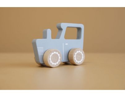 Little Dutch Traktor dřevěný Blue