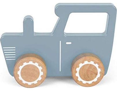 Little Dutch Traktor dřevěný Blue