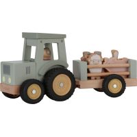 Little Dutch Traktor s přívěsem dřevěný Farma 2