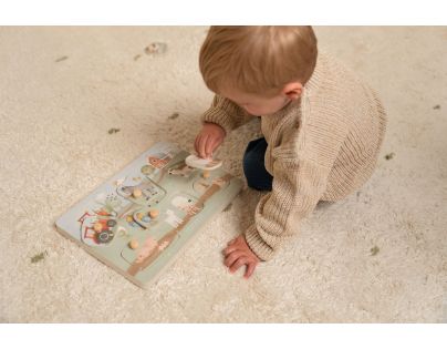 Little Dutch Vkládací puzzle se zvukem Farma - Poškozený obal