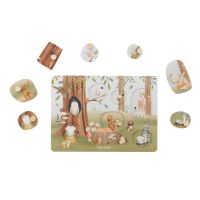 Little Dutch Vkládací puzzle se zvukem Forest Friends 3