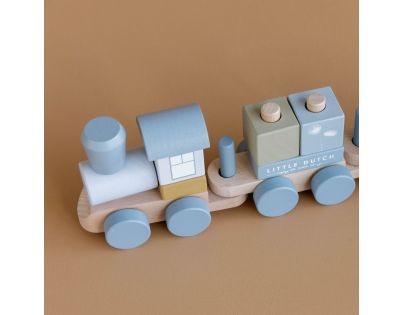 Little Dutch Vláček dřevěný Ocean Blue