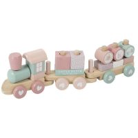 Little Dutch Vláček dřevěný Pink