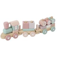 Little Dutch Vláček dřevěný Pink 2