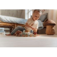 Little Dutch Vláček dřevěný veverka Forest Friends 3
