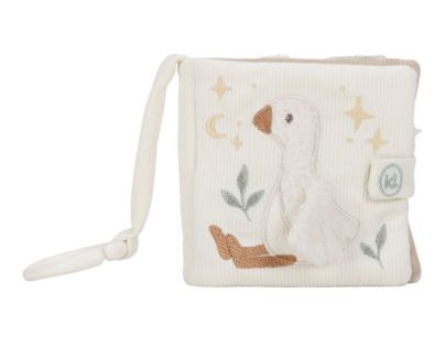 Little Dutch Závěsná textilní knížka s aktivitami Newborn Naturals