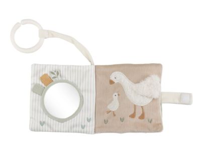 Little Dutch Závěsná textilní knížka s aktivitami Newborn Naturals