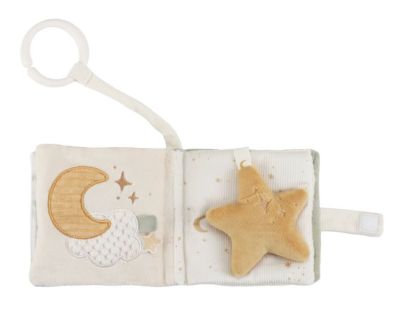 Little Dutch Závěsná textilní knížka s aktivitami Newborn Naturals