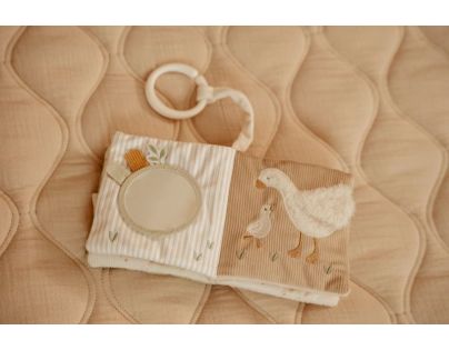Little Dutch Závěsná textilní knížka s aktivitami Newborn Naturals