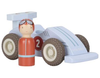 Little Dutch Závodní autíčka na setrvačník dřevěná