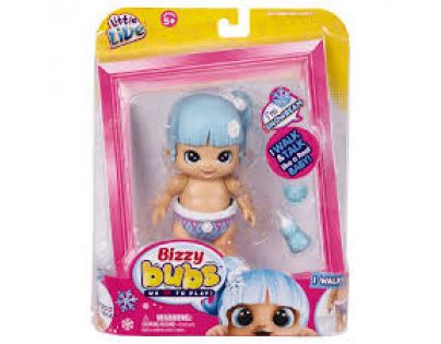 Little Live Bizzy Bubs miminko chodící modrá