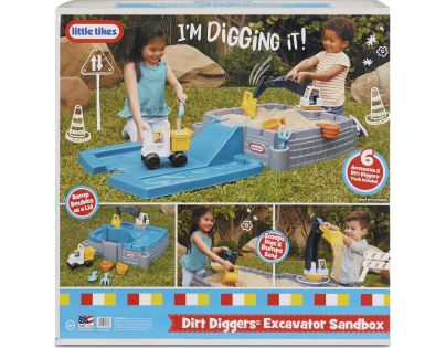 Little Tikes Dirt Diggers Pískoviště s bagrem