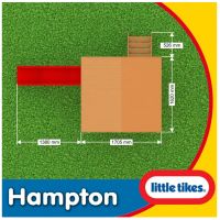 Little Tikes 172212 - Dřevěný domeček se skluzavkou Hampton 4