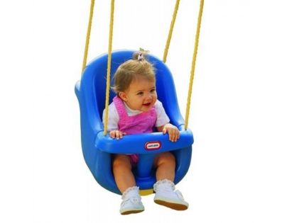 Little Tikes Houpačka pro batolata s opěradlem Modrá - Poškozený obal