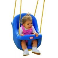 Little Tikes Houpačka pro batolata s opěradlem Modrá - Poškozený obal