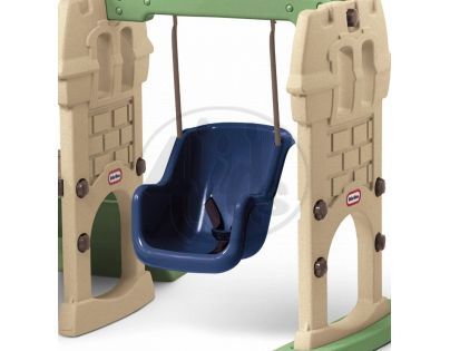 Little Tikes 620256 - Dobrodružný hrad s houpačkou a se skluzavkou