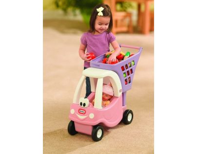 Little Tikes Cozy nákupní vozík růžový