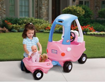 Little Tikes Růžový přívěs ke Cozy Coupe